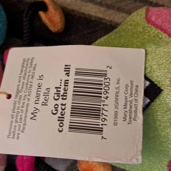 2GRRRLS by Mary Meyer.  Looie, Tutti, Roxy & Rella. Stuffed dolls. Girl Power!! - Picture 10 of 11